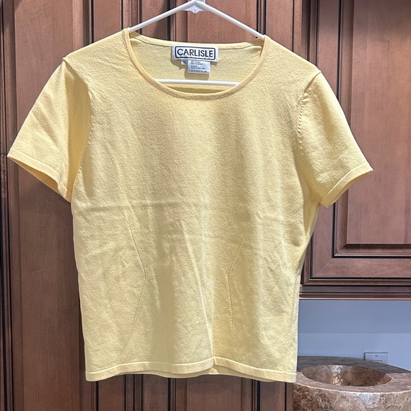 Carlisle Tops - Carlisle Lemon Short Sleeve Tee